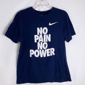 Men Nike No pain no power Shirt/ Size:M